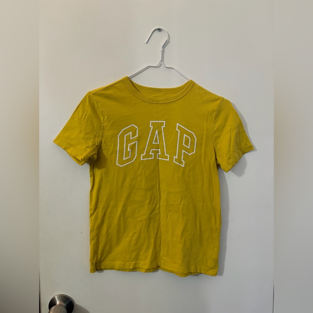 Boys GAP Large Bright Yellow Tee Tote9